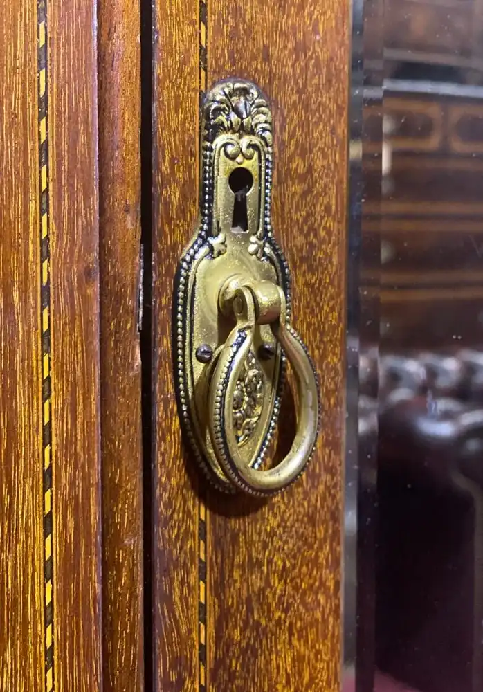 Englische Möbel Antik Schrank Kleider Dielenschrank Gentlemans Wardrobe England 3