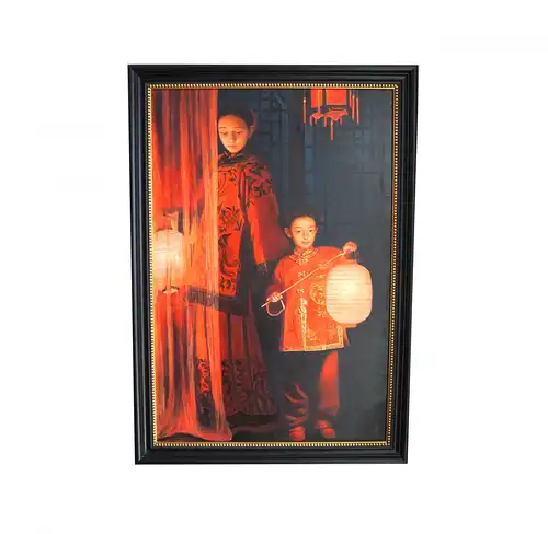 Gemälde “Schauspielerinnen des chinesischen Theaters”