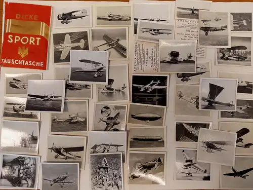 41 Sammelkarten Austria München "Taschenbuch der Luftwaffe"