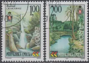 Bosnien-Herz.Serb. Mi.Nr. 200-01A Europa 01, Lebensspender Wasser (2 Werte)