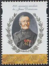 Polen Mi.Nr. 4533 200.Geb. Johann Dzierzon, Bienenforscher (1,55)
