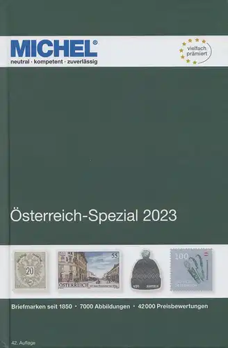 Michel Österreich Spezial - Katalog 2023, 42. Auflage