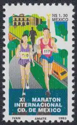 Mexiko Mi.Nr. 2352 11.Int.Marathonlauf Mexiko-Stadt (1,30)