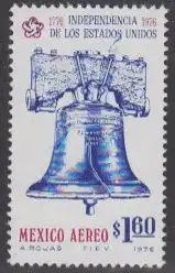 Mexiko Mi.Nr. 1530 200J. Unabhängigkeit der USA, Freiheitsglocke (1,60)