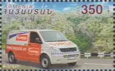 Armenien Mi.Nr. 834 Europa 2013 Postfahrzeuge, Lieferwagen (350)