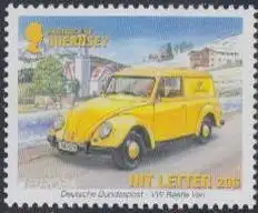 Guernsey Mi.Nr. 1420 Postfahrzeuge, Europa 2013, VW-Käfer Kastenwagen (-)