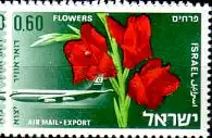 Israel Mi.Nr. 411 Flp.-Ausgabe, Gladiolen (60A)