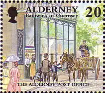 Alderney Mi.Nr. 121 Postamt (20)