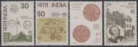 Indien Mi.Nr. 809-12 Int.Briefmarkenausstellung INDIA '80 (4 Werte)