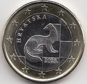 Kroatien 1 Euro 2023