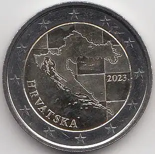 Kroatien 2 Euro 2023