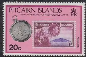 Pitcairn Mi.Nr. 362 50 J. Briefmarken, Chronometer von Kapitän Bligh (20)