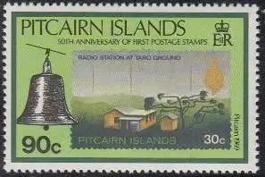 Pitcairn Mi.Nr. 364 50 J. Briefmarken, Schiffsglocke der Bounty (90)