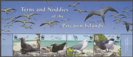 Pitcairn Mi.Nr. Zdr.717-20 Weltweiter Naturschutz, Seevögel 
