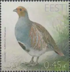 Estland Mi.Nr. 757 Vogel des Jahres, Rebhuhn (0,45)