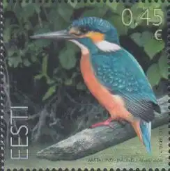 Estland Mi.Nr. 789 Vogel des Jahres, Eisvogel (0,45)