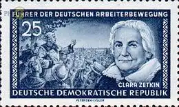 D,DDR Mi.Nr. 476 Führer der dt. Arbeiterbewegung, Clara Zetkin (25)