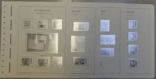 Leuchtturm Vordruckblätter Bundesrepublik Deutschland 2021 SF mit Klemmtaschen