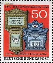 D,Bund Mi.Nr. 825 100 J.Weltpostverein (UPU) (50)