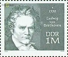 D,DDR Mi.Nr. 1631 Ludwig van Beethoven (1 M)