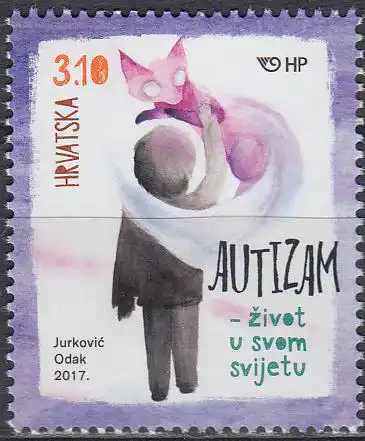 Kroatien MiNr. 1292 Autismus (3,10)