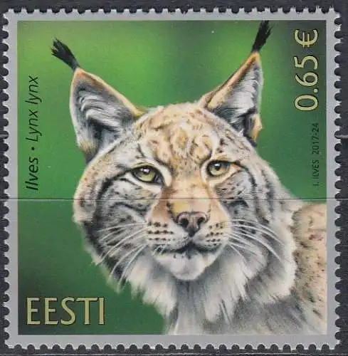 Estland MiNr. 901 Eurasischer Luchs (0,65)