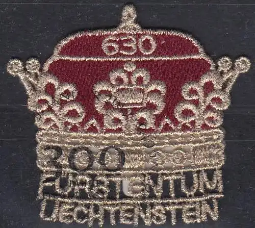 Liechtenstein MiNr. 1932, 300 J. Fürstentum Liechtenstein. Silhouettenstickerei