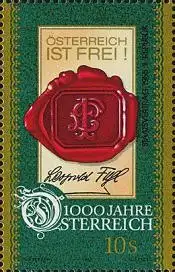 Österreich Mi.Nr. 2202 1000 J. Österreich, II. Republik Staatsvertrag (10)