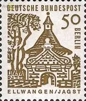 Berlin Mi.Nr. 246 Deutsche Bauwerke, Schlosstor Ellwangen (50)