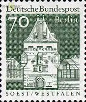 Berlin Mi.Nr. 279 Deutsche Bauwerke, Osthafentor Soest (70)
