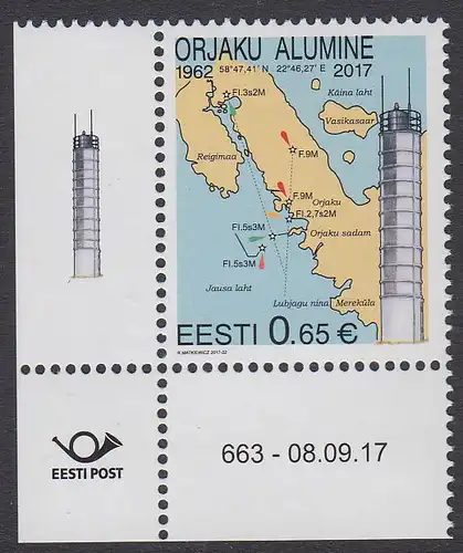 Estland MiNr. 899 Unterer Leuchtturm, Orjaku (2,00)