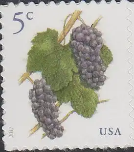 USA Mi.Nr. 5231 BA Freim. Obst, Weintrauben, skl. (5)