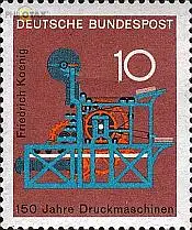 D,Bund Mi.Nr. 546 Technik und Wissenschaft, Buchdruckzylinder (10)