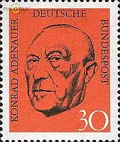D,Bund Mi.Nr. 567 Adenauer (30)