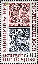 D,Bund Mi.Nr. 569 Norddt. Postbezirk (30)