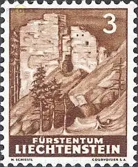 Liechtenstein Mi.Nr. 156 Freim. Ruine Schalun (3)