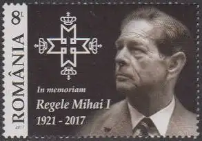 Rumänien MiNr. 7312 Tod von König Michael I (8)