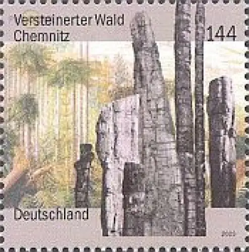 D,Bund Mi.Nr. 2358 Versteinerter Wald, Chemnitz (144)