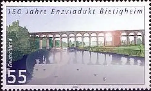 D,Bund Mi.Nr. 2359 Brücken, Enzviadukt Bietigheim (55)