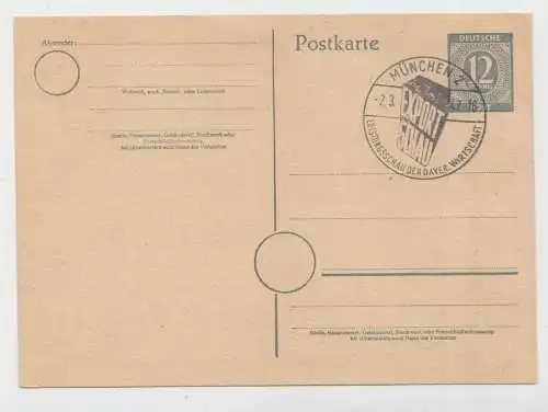 D,All.Bes.,Gem, Mi.Nr. P 954 I. Kontrollratsausgabe und Marken ...