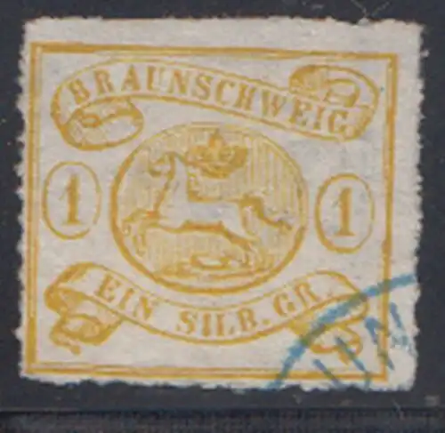 Braunschweig, Mi.Nr. 14A Freim. Wappen im Oval (1) 