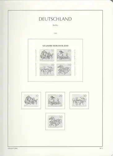 Leuchtturm Vordruckblatt OHNE Klemmtaschen Berlin 69.3