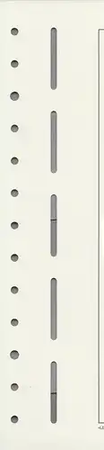 Leuchtturm Vordruckblatt MIT Klemmtaschen Berlin 60.1 (SF)