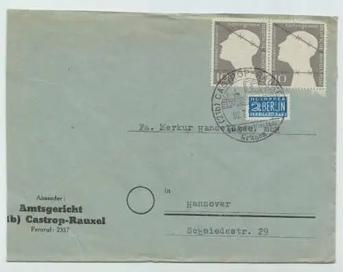 D,Bund Mi.Nr. 165 Kriegsgefangene (10), Castrop-Rauxel-Industriestadt im Grünen