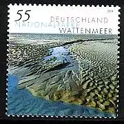 D,Bund Mi.Nr. 2407 Deutsche National- und Naturparks, Priel im Watt (55)