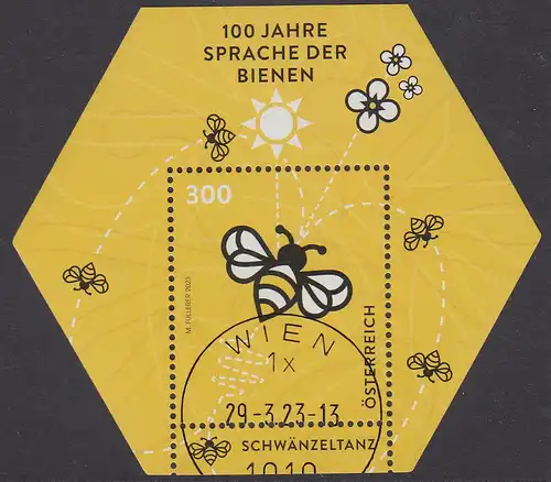 Österreich MiNr. Block (noch nicht im Michel) Die Sprache der Bienen