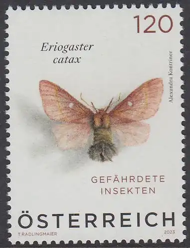 Österreich MiNr. (noch nicht im Michel) Gefährdete Insekten, Schmetterling (120)