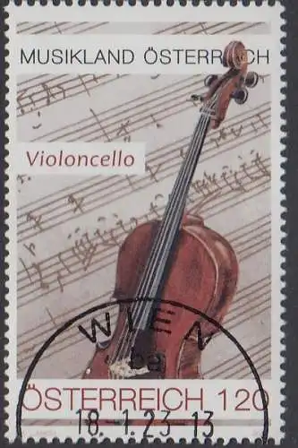 Österreich MiNr. (noch nicht im Michel) Violoncello(120)