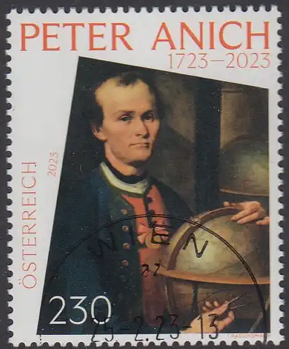 Österreich MiNr. (noch nicht im Michel) Peter Anich (230)