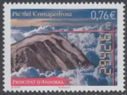 Andorra franz MiNr. 790 Comapedrosa, höchster Berg Andorras (0,76)